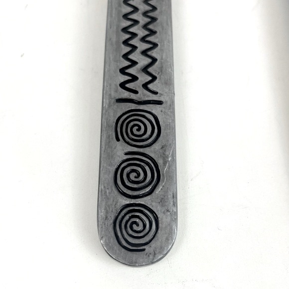 Wilton Armetale Reggae Pewter Serving Fork & Spoon - Picture 2 of 16